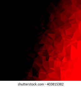 Red Polygonal Mosaic Background, Creative Design Templates