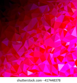 Red Polygonal Mosaic Background, Creative Design Templates