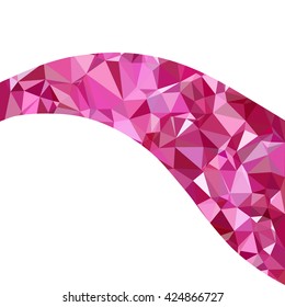 Red Polygonal Mosaic Background, Creative Design Templates