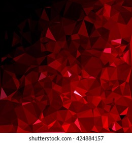 Red Polygonal Mosaic Background, Creative Design Templates