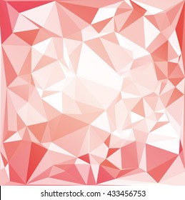 Red Polygonal Mosaic Background, Creative Design Templates