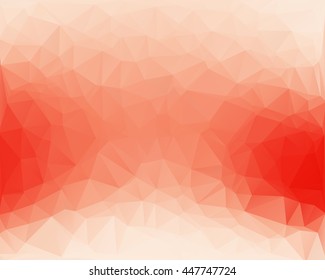Red Polygonal Mosaic Background, Creative Design Templates