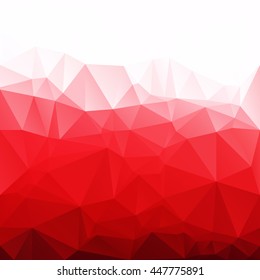 Red Polygonal Mosaic Background, Creative Design Templates