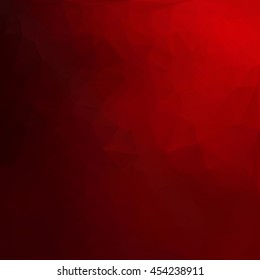 Red Polygonal Mosaic Background, Creative Design Templates
