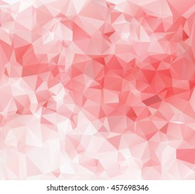 Red Polygonal Mosaic Background, Creative Design Templates