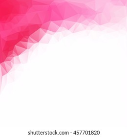 Red Polygonal Mosaic Background, Creative Design Templates