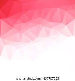 Red Polygonal Mosaic Background, Creative Design Templates