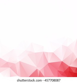 Red Polygonal Mosaic Background, Creative Design Templates