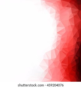 Red Polygonal Mosaic Background, Creative Design Templates