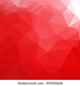 Red Polygonal Mosaic Background, Creative Design Templates