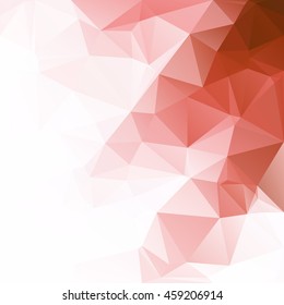 Red Polygonal Mosaic Background, Creative Design Templates