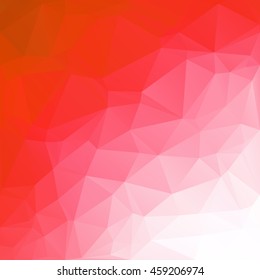 Red Polygonal Mosaic Background, Creative Design Templates