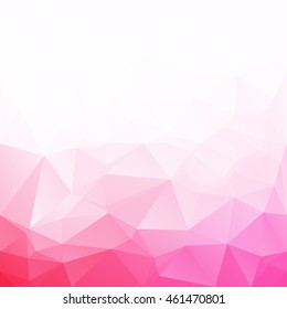 Red Polygonal Mosaic Background, Creative Design Templates