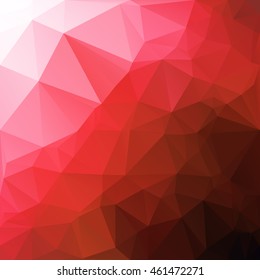 Red Polygonal Mosaic Background, Creative Design Templates
