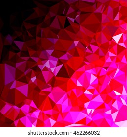 Red Polygonal Mosaic Background, Creative Design Templates