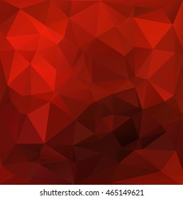 Red Polygonal Mosaic Background, Creative Design Templates