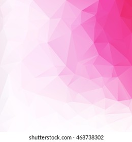 Red Polygonal Mosaic Background, Creative Design Templates
