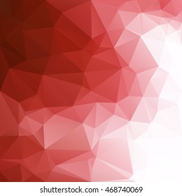 Red Polygonal Mosaic Background, Creative Design Templates