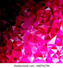 Red Polygonal Mosaic Background, Creative Design Templates
