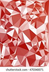 Red Polygonal Mosaic Background, Creative Design Templates