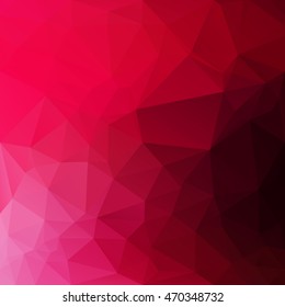Red Polygonal Mosaic Background, Creative Design Templates