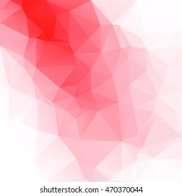 Red Polygonal Mosaic Background, Creative Design Templates