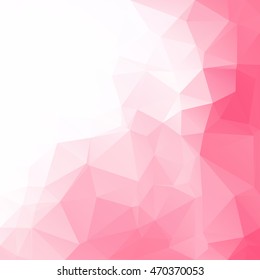 Red Polygonal Mosaic Background, Creative Design Templates