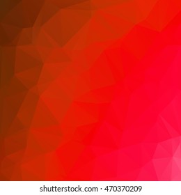 Red Polygonal Mosaic Background, Creative Design Templates