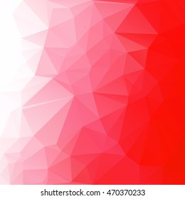 Red Polygonal Mosaic Background, Creative Design Templates