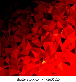 Red Polygonal Mosaic Background, Creative Design Templates
