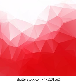 Red Polygonal Mosaic Background, Creative Design Templates