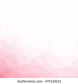 Red Polygonal Mosaic Background, Creative Design Templates