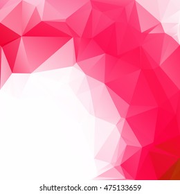 Red Polygonal Mosaic Background, Creative Design Templates