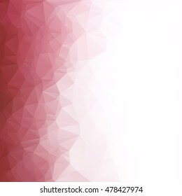 Red Polygonal Mosaic Background, Creative Design Templates