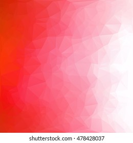 Red Polygonal Mosaic Background, Creative Design Templates