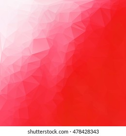 Red Polygonal Mosaic Background, Creative Design Templates