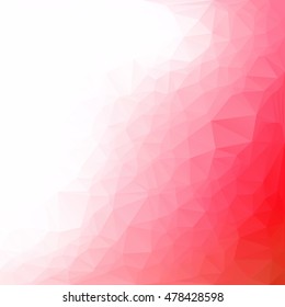 Red Polygonal Mosaic Background, Creative Design Templates