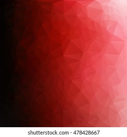 Red Polygonal Mosaic Background, Creative Design Templates