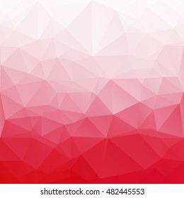Red Polygonal Mosaic Background, Creative Design Templates