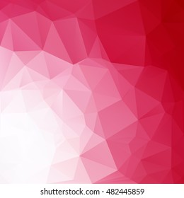 Red Polygonal Mosaic Background, Creative Design Templates