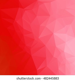 Red Polygonal Mosaic Background, Creative Design Templates