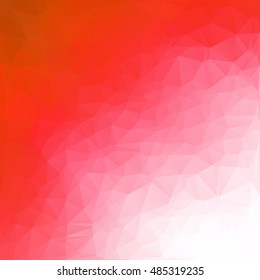 Red Polygonal Mosaic Background, Creative Design Templates