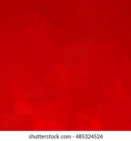 Red Polygonal Mosaic Background, Creative Design Templates
