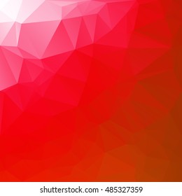 Red Polygonal Mosaic Background, Creative Design Templates