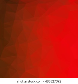 Red Polygonal Mosaic Background, Creative Design Templates