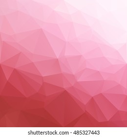 Red Polygonal Mosaic Background, Creative Design Templates
