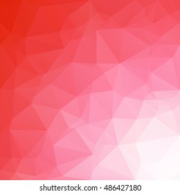 Red Polygonal Mosaic Background, Creative Design Templates