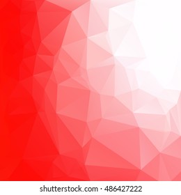 Red Polygonal Mosaic Background, Creative Design Templates