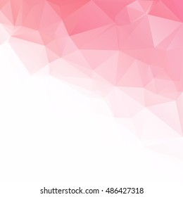 Red Polygonal Mosaic Background, Creative Design Templates