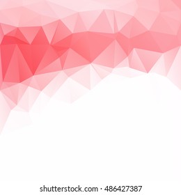 Red Polygonal Mosaic Background, Creative Design Templates